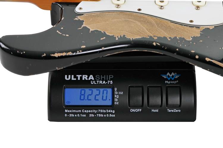 John Cruz Custom Guitars Crossville ST Black Battle Axe Alder Rosewood Fingerboard John Cruz Custom Guitars Crossville ST Black Battle Axe Alder Rosewood Fingerboard