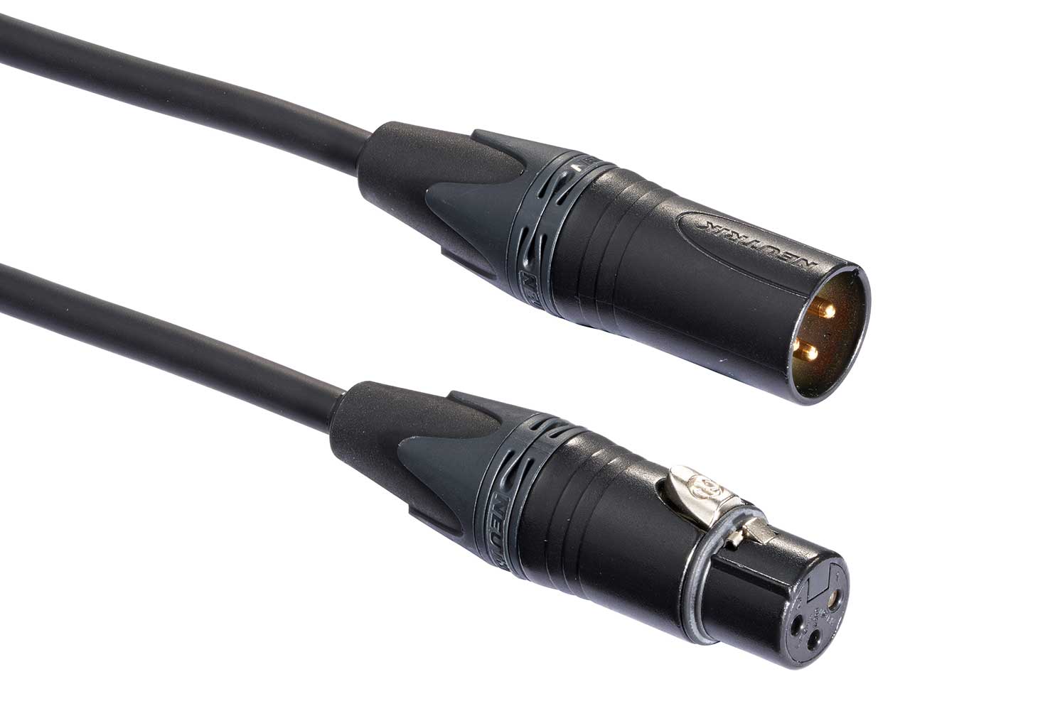 Mogami 10m XLRF - XLRM Mic Cable with Neutrik Black and Gold XLR