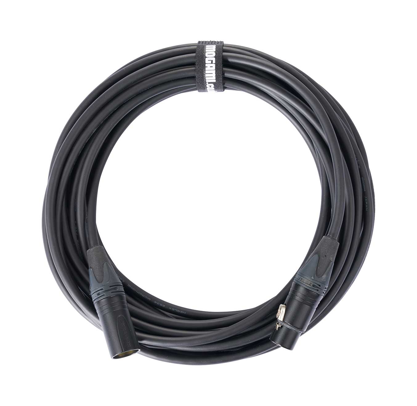 Mogami 10m XLRF - XLRM Mic Cable with Neutrik Black and Gold XLR