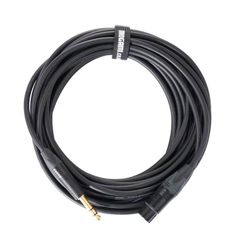 Mogami 10m XLRF - TRS Jack Cable with Neutrik Black and Gold Connectors Mogami 10m XLRF - TRS Jack Cable with Neutrik Black and Gold Connectors
