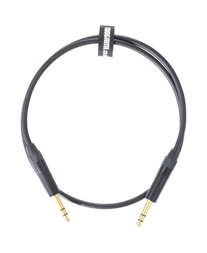 Mogami 1m TRS - TRS Jack Cable with Neutrik Black and Gold Connectors Mogami 1m TRS - TRS Jack Cable with Neutrik Black and Gold Connectors