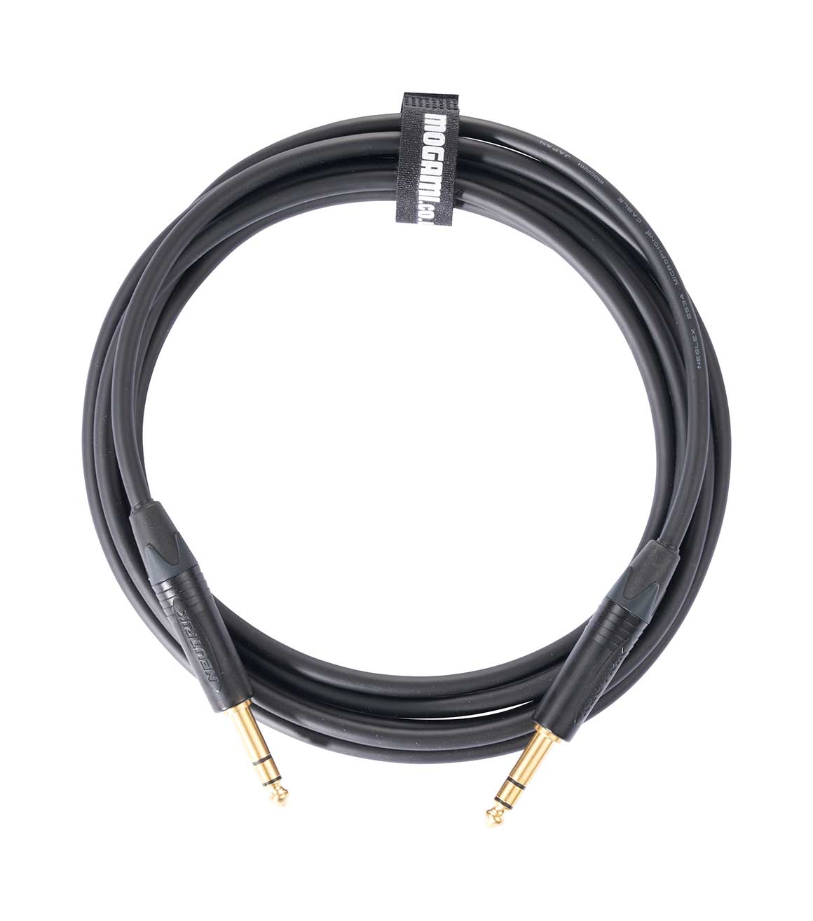 Mogami 3m TRS - TRS Jack Cable with Neutrik Black and Gold Connectors