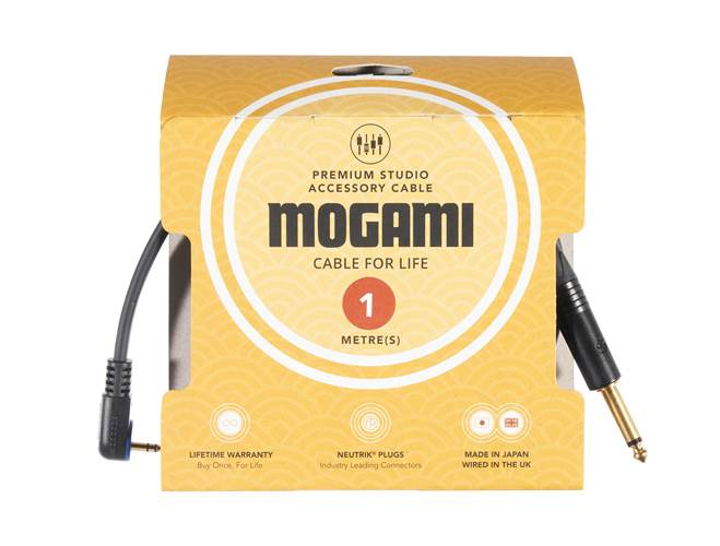 Mogami 1m Mini Jack - 2x 1/4 inch Jack using Mogami 2965