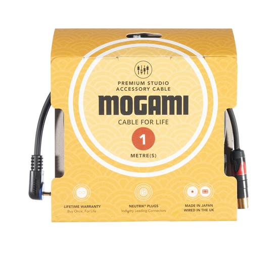 Mogami 1m Mini Jack - 2x RCA Phono using Mogami 2965