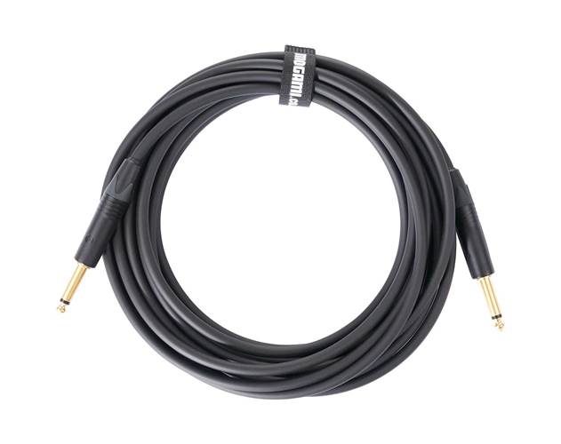 Mogami 6m Cable with Neutrik Black and Gold Straight Jack to Straight Jack Mogami 6m Cable with Neutrik Black and Gold Straight Jack to Straight Jack