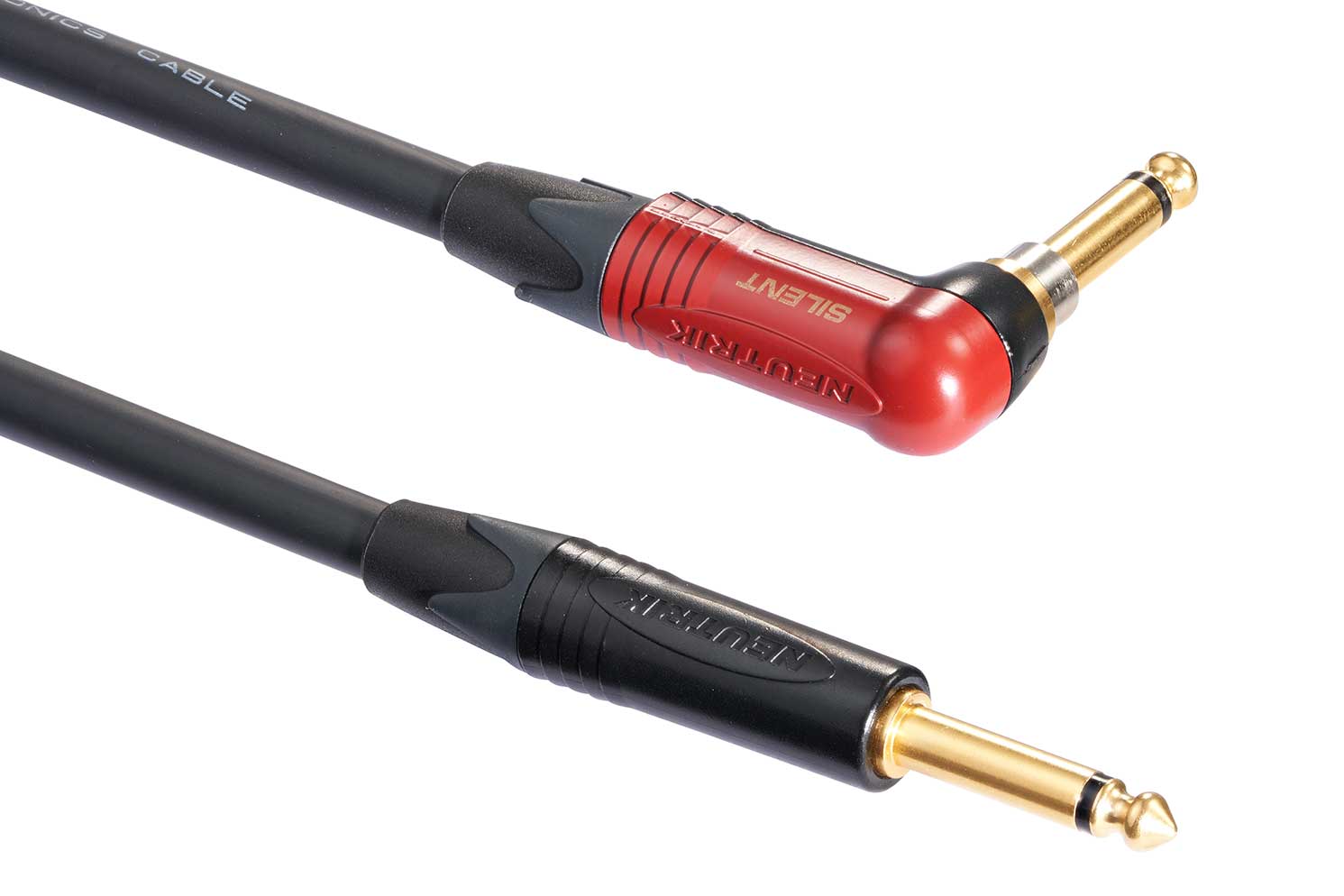 Mogami 3m Ultimate Guitar Cable Straight to Right Angled Jacks