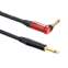 Mogami 3m Ultimate Guitar Cable Straight to Right Angled Jacks Front View