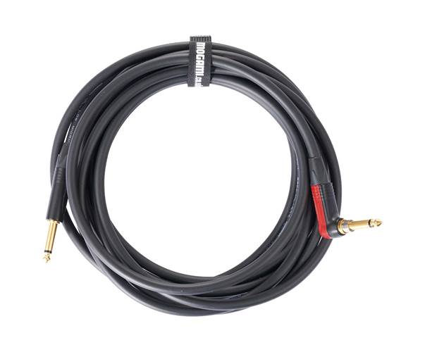 Mogami 6m Ultimate Guitar Cable Straight to Right Angled Jacks Mogami 6m Ultimate Guitar Cable Straight to Right Angled Jacks