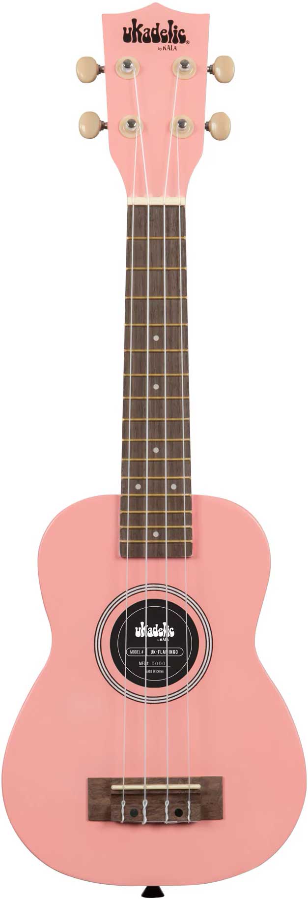Kala Ukadelic Soprano Ukulele Flamingo Baby Pink 