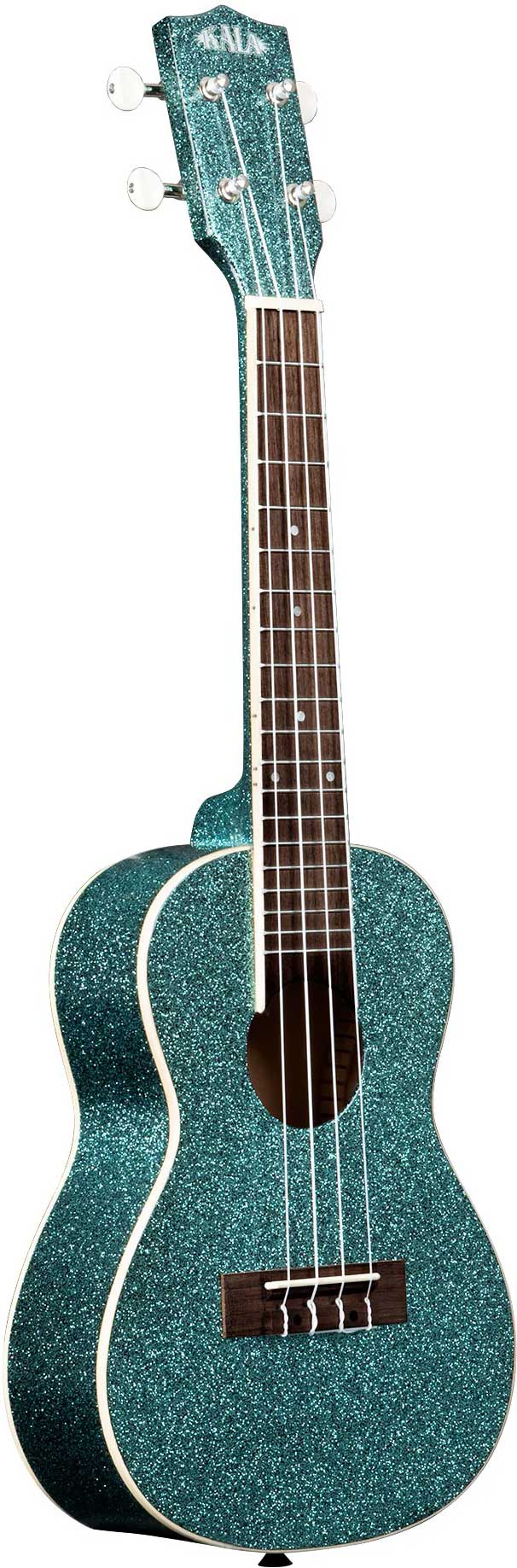 Kala Sparkle Series Concert Ukulele Aqua Rhapsody in Blue