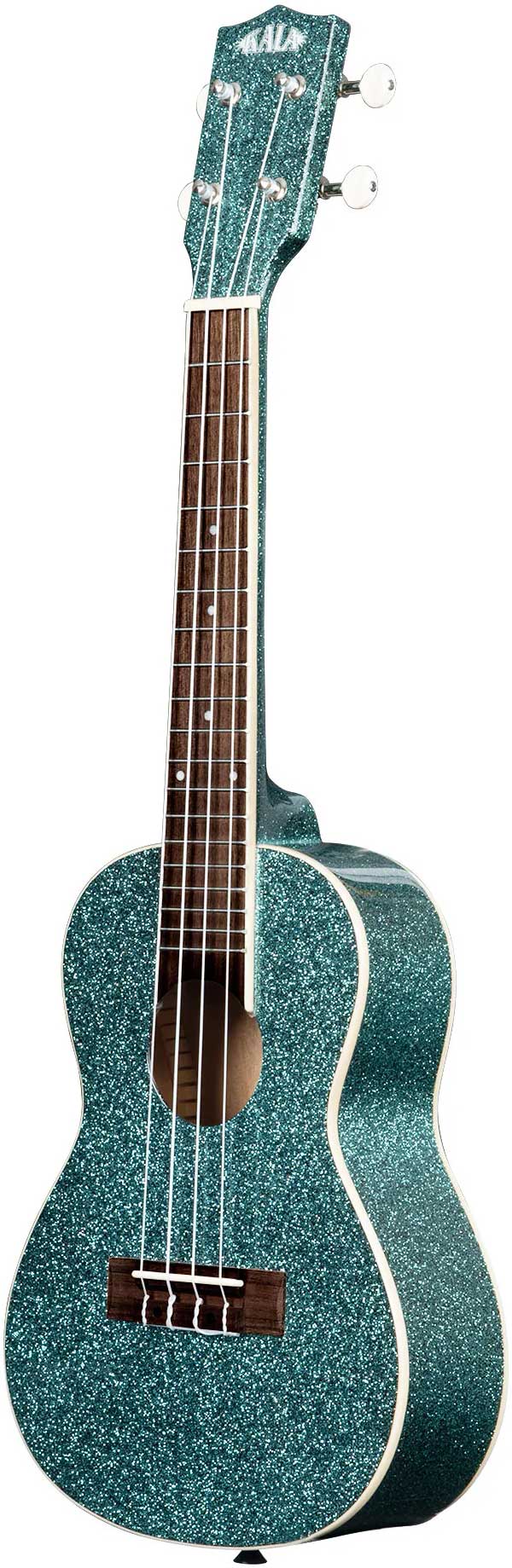 Kala Sparkle Series Concert Ukulele Aqua Rhapsody in Blue