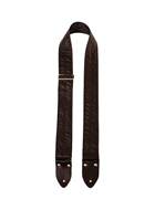 Perri's Easy Slide Leather Strap - Black With Black Seatbelt Backing