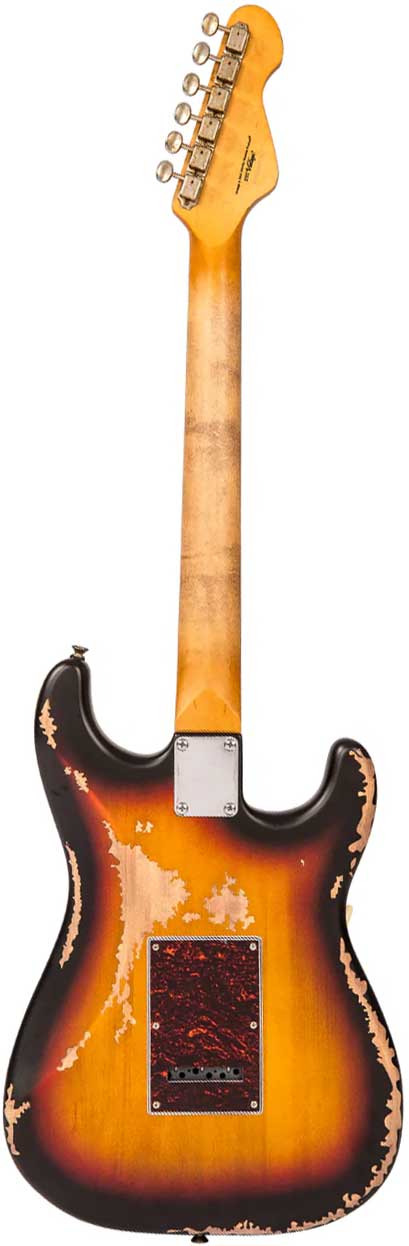 Vintage V6H Icon HSS Distressed Sunburst Left Handed 
