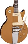 Vintage V100 Midge Ure Signature Model Gold Top With Vibrola