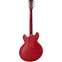 Vintage VSA500 ReIssued Semi Acoustic Guitar Cherry Red Back View