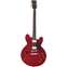 Vintage VSA500 ReIssued Semi Acoustic Guitar Cherry Red Front View
