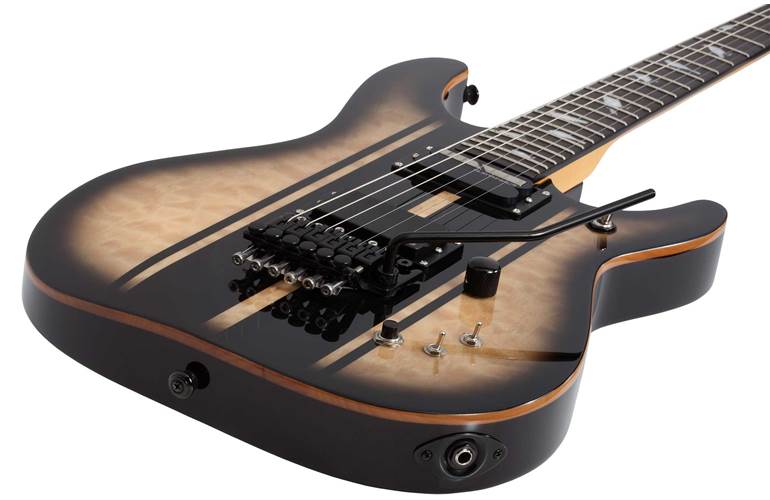 Schecter DJ Ashba Signature Natural Black Burst Schecter DJ Ashba Signature Natural Black Burst