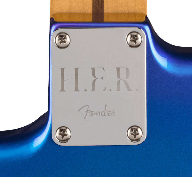 Fender Limited Edition H.E.R Stratocaster Blue Marlin Maple Fingerboard
