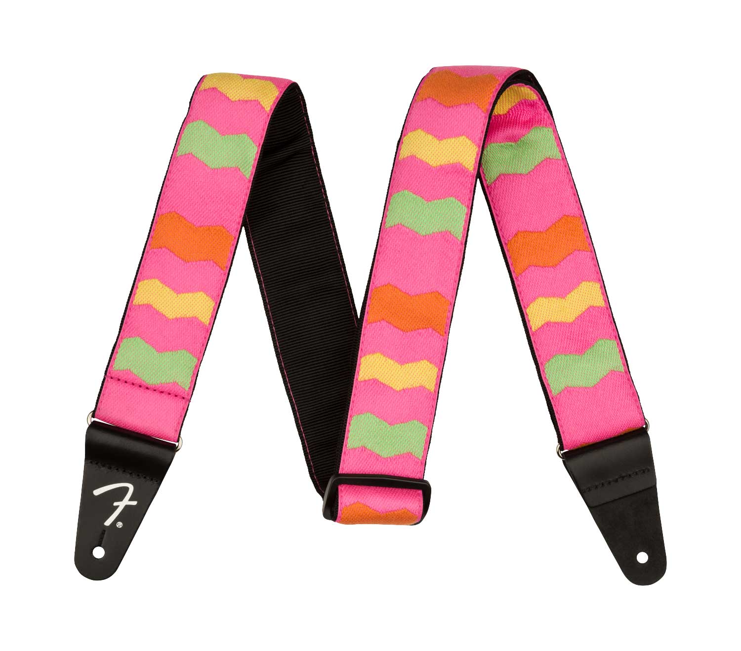 Fender MonoNeon Woven Strap Neon Pink