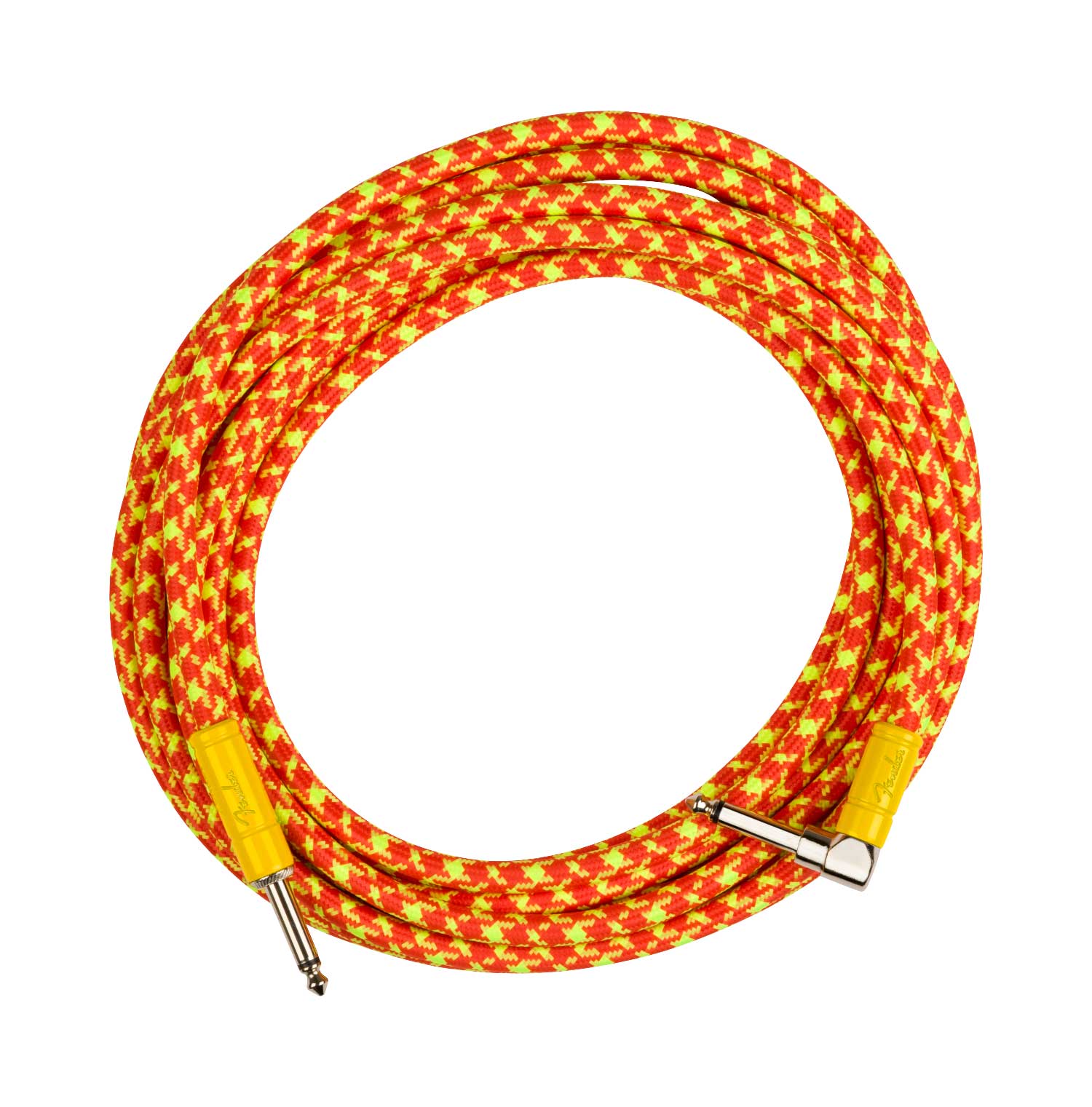 Fender MonoNeon 18.6' Angled Instrument Cable Orange