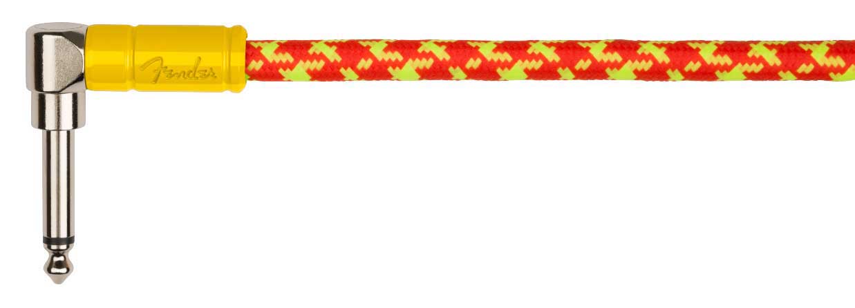 Fender MonoNeon 18.6' Angled Instrument Cable Orange