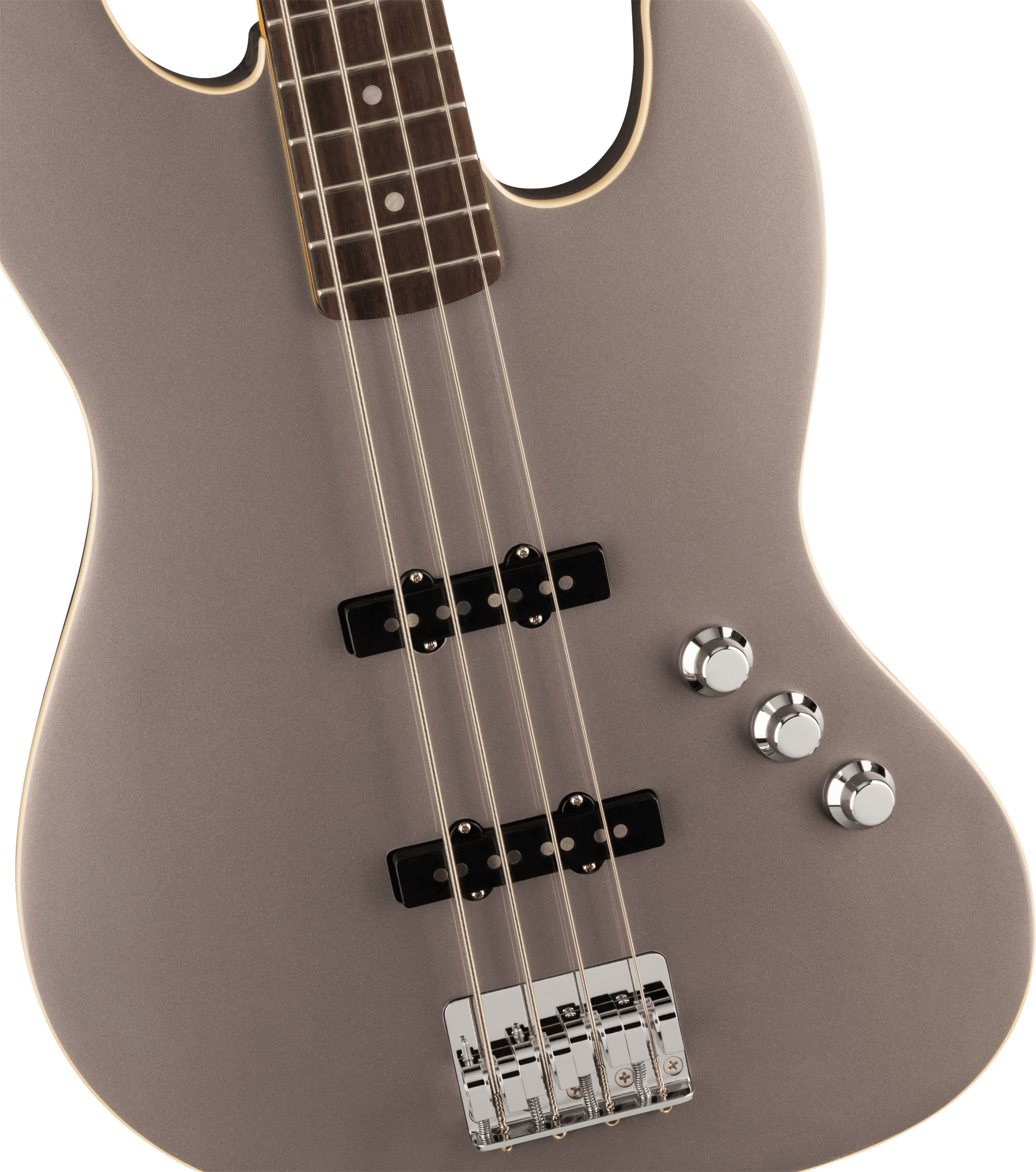 Fender Aerodyne Special Jazz Bass Dolphin Gray Metallic Rosewood