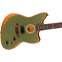 Fender Acoustasonic Player Jazzmaster Antique Olive Rosewood Fingerboard Front View