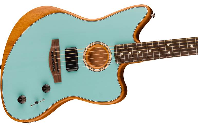 Fender Acoustasonic Player Jazzmaster Ice Blue Rosewood Fingerboard  Fender Acoustasonic Player Jazzmaster Ice Blue Rosewood Fingerboard