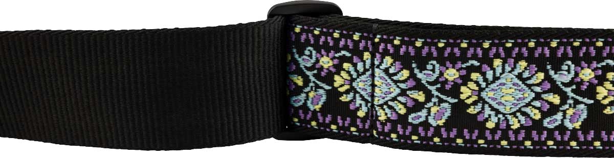 Fender Pasadena Woven Strap Blue Lotus guitarguitar