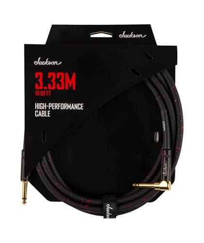 Jackson High Performance Cable Black and Red Blood Splatter 10.93ft