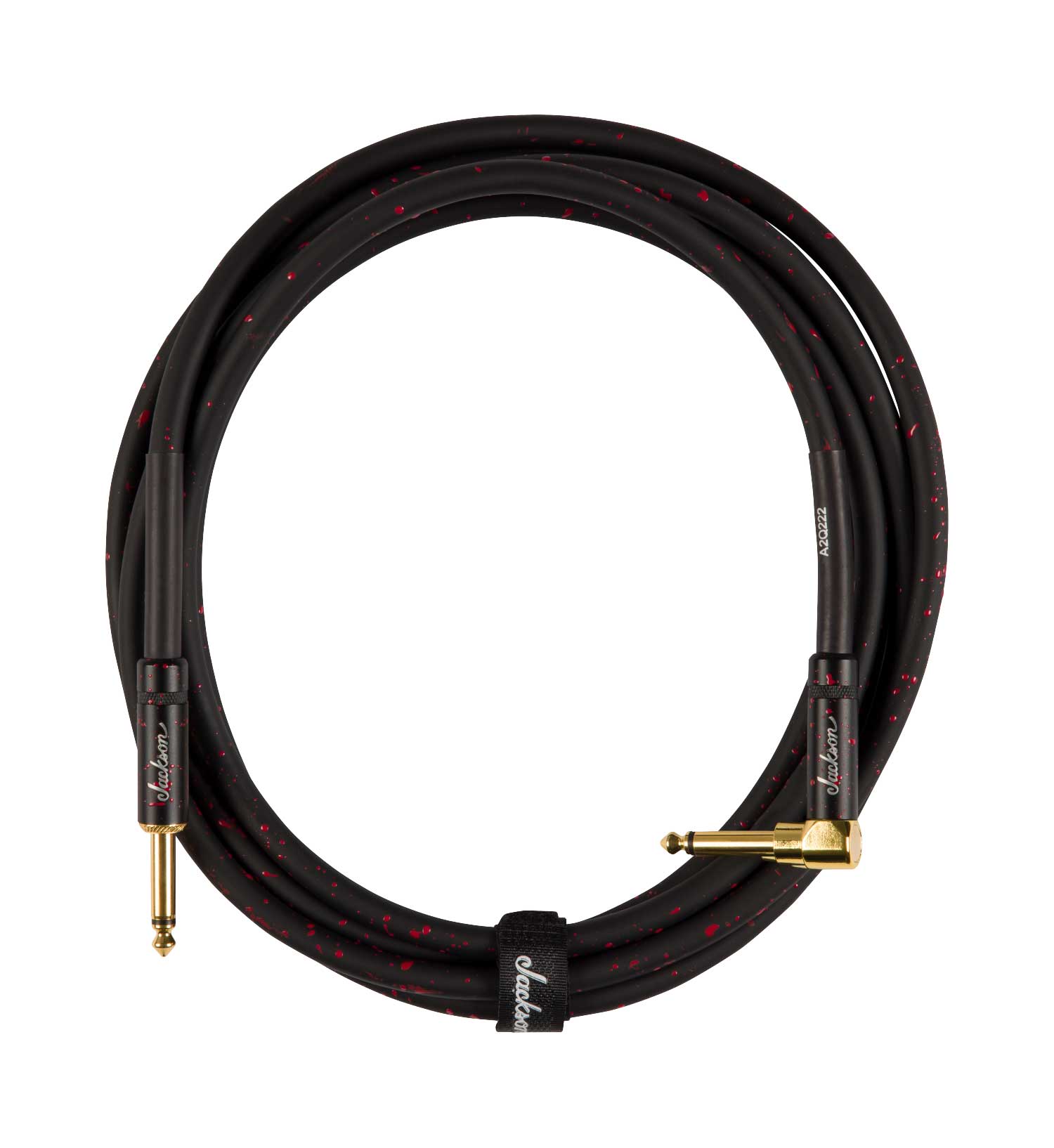 Jackson High Performance Cable Black and Red Blood Splatter 10.93ft
