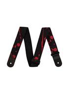 Jackson Splatter Strap Black and Red
