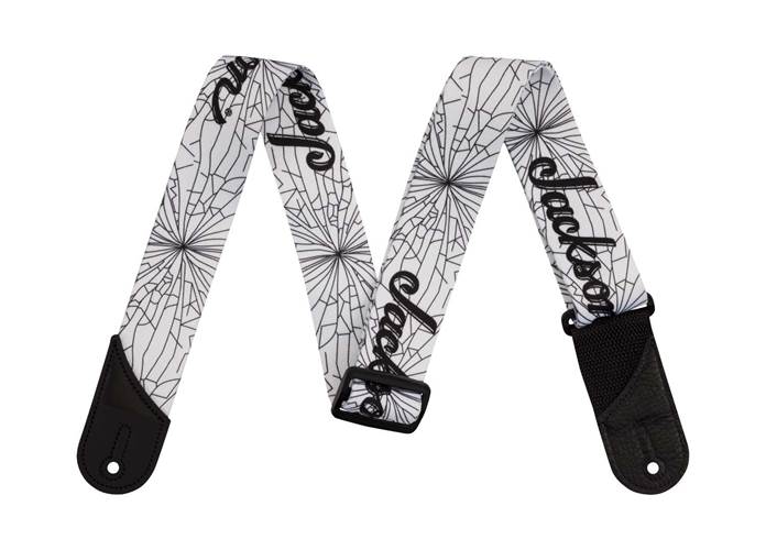 Jackson Cracked Mirror Strap White