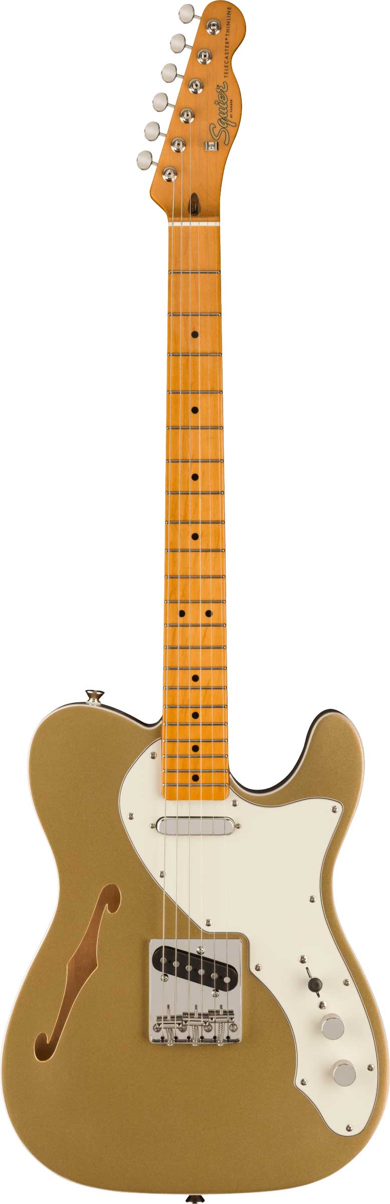 Squier FSR Classic Vibe 60s Telecaster Thinline Aztec Gold Maple Fingerboard