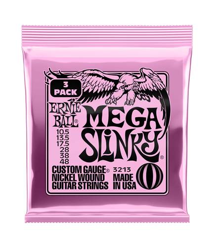 Ernie Ball Mega Slinky 10.5-48 3 Set Pack