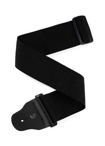 D'Addario Bass Guitar Strap With Internal Pad Black 3 Inches Wide