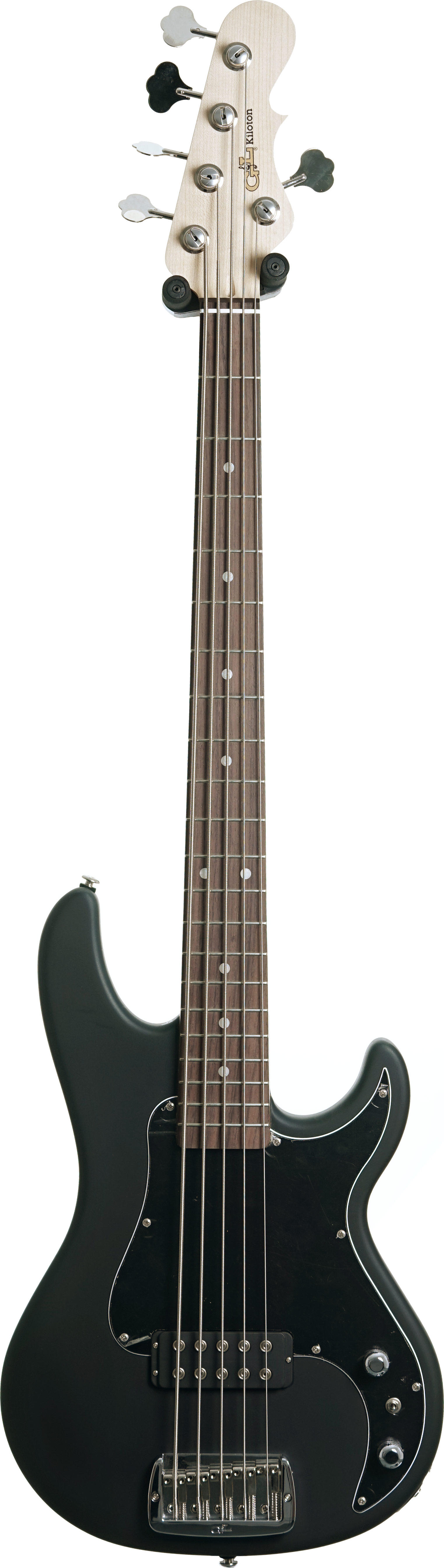 G&L USA Kiloton 5 Jet Black Frost Rosewood Fingerboard (Ex-Demo) #CLF2209006