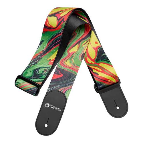 DiMarzio Steve Vai Print Green Universe Guitar Strap DiMarzio Steve Vai Print Green Universe Guitar Strap