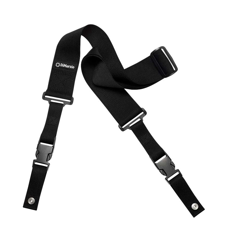 DiMarzio ClipLock Quick Release Guitar Strap 2 Inch Cordura Standard Length Black