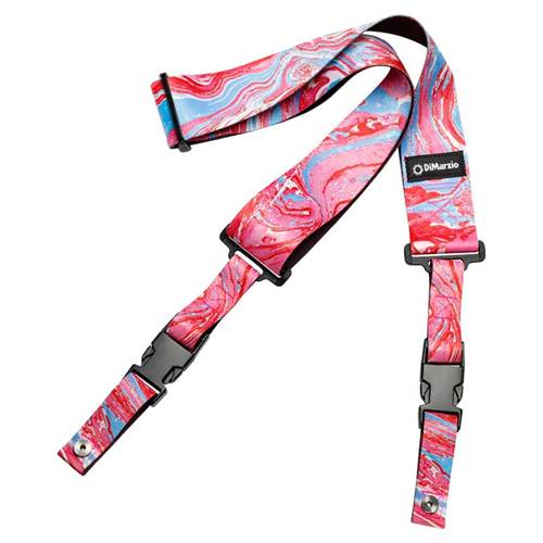 DiMarzio Steve Vai Cliplock Blue Cherry Universe Guitar Strap DiMarzio Steve Vai Cliplock Blue Cherry Universe Guitar Strap