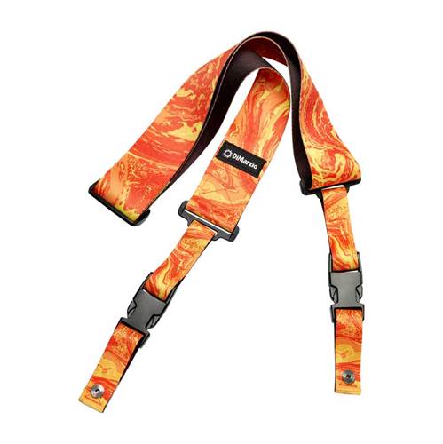 DiMarzio Steve Vai Cliplock Orange Universe Guitar Strap DiMarzio Steve Vai Cliplock Orange Universe Guitar Strap