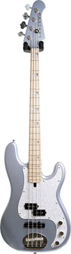 Lakland Vintage P style Skyline Bass with 1.5 Inch Neck Ice Blue Maple