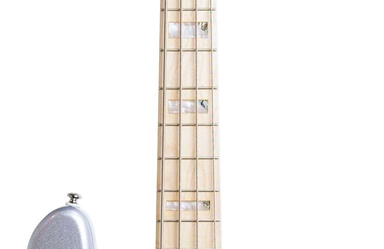 Lakland Vintage P style Skyline Bass with 1.5 Inch Neck Ice Blue Maple Lakland Vintage P style Skyline Bass with 1.5 Inch Neck Ice Blue Maple