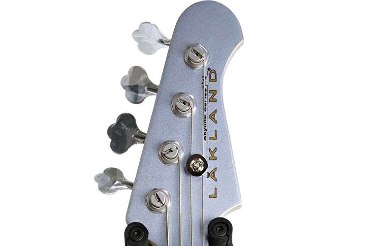 Lakland Vintage P style Skyline Bass with 1.5 Inch Neck Ice Blue Maple Lakland Vintage P style Skyline Bass with 1.5 Inch Neck Ice Blue Maple