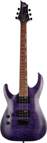 ESP LTD H-200FM See Thru Purple Left Handed