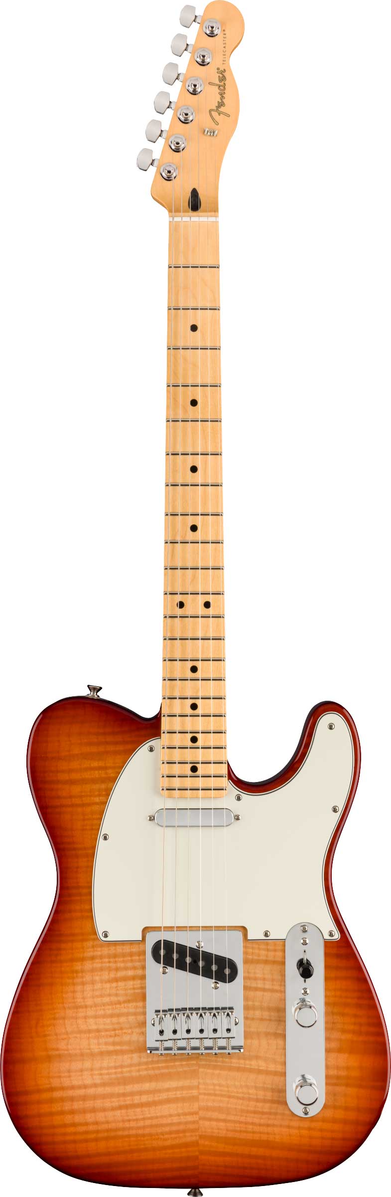 Fender Limited Edition Player Telecaster Plus Top Sienna Sunburst Maple Fingerboard