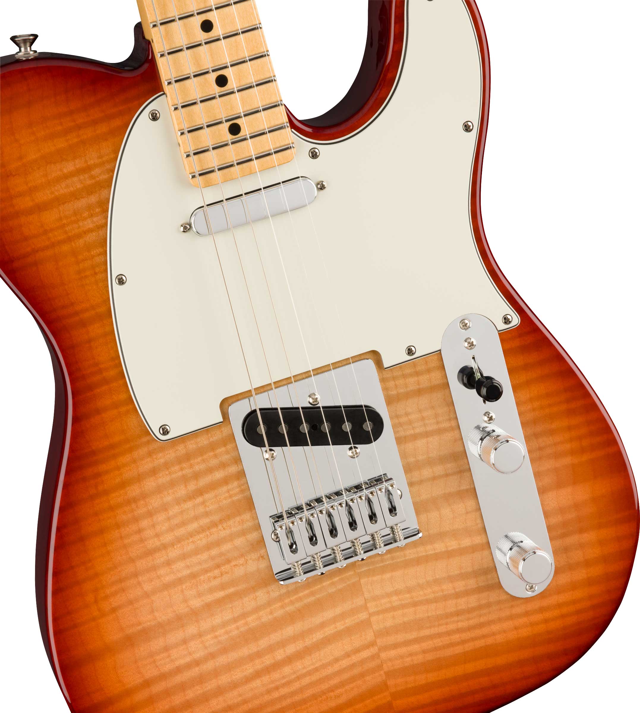Fender Limited Edition Player Telecaster Plus Top Sienna Sunburst Maple Fingerboard