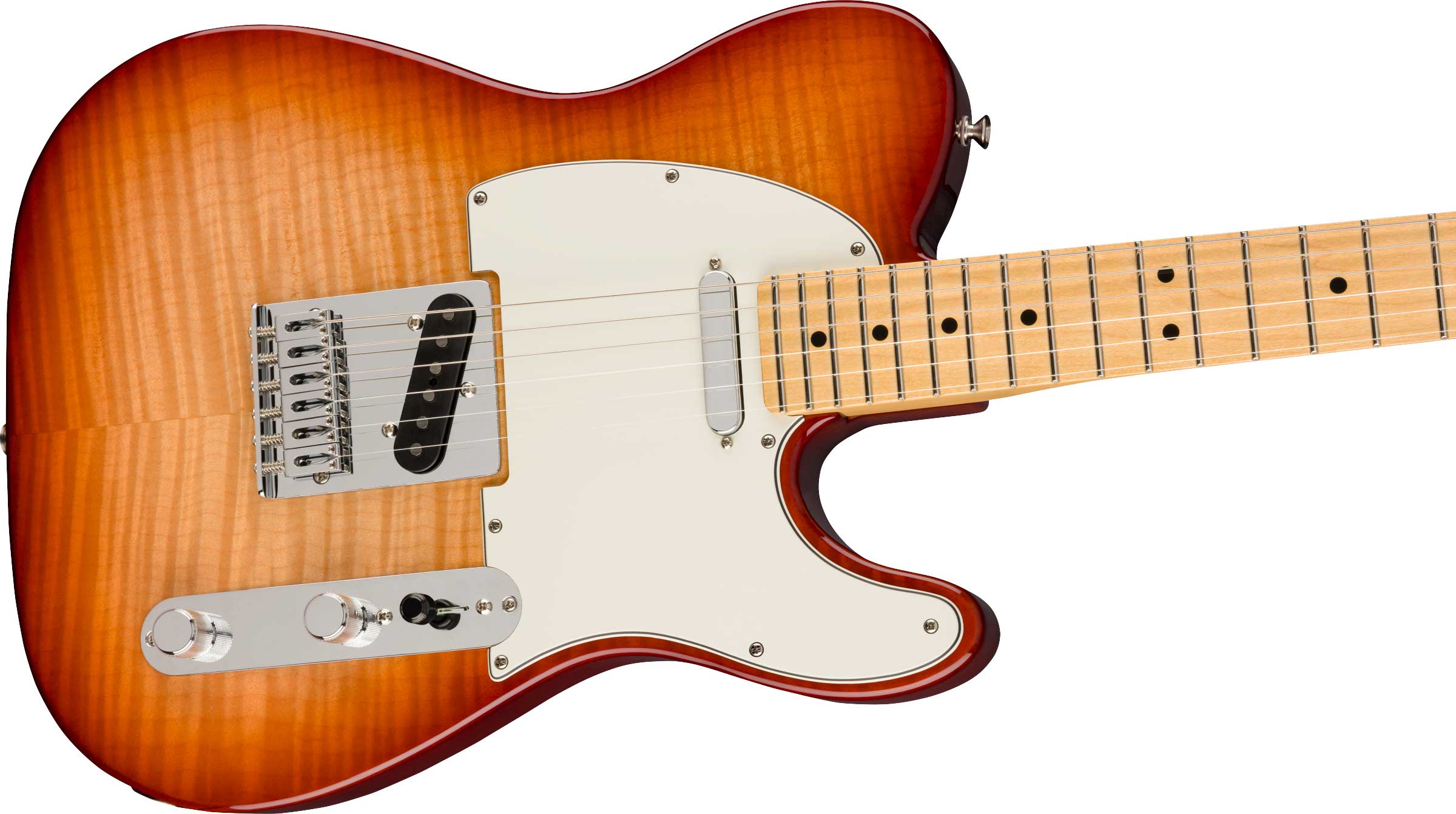 Fender Limited Edition Player Telecaster Plus Top Sienna Sunburst Maple Fingerboard