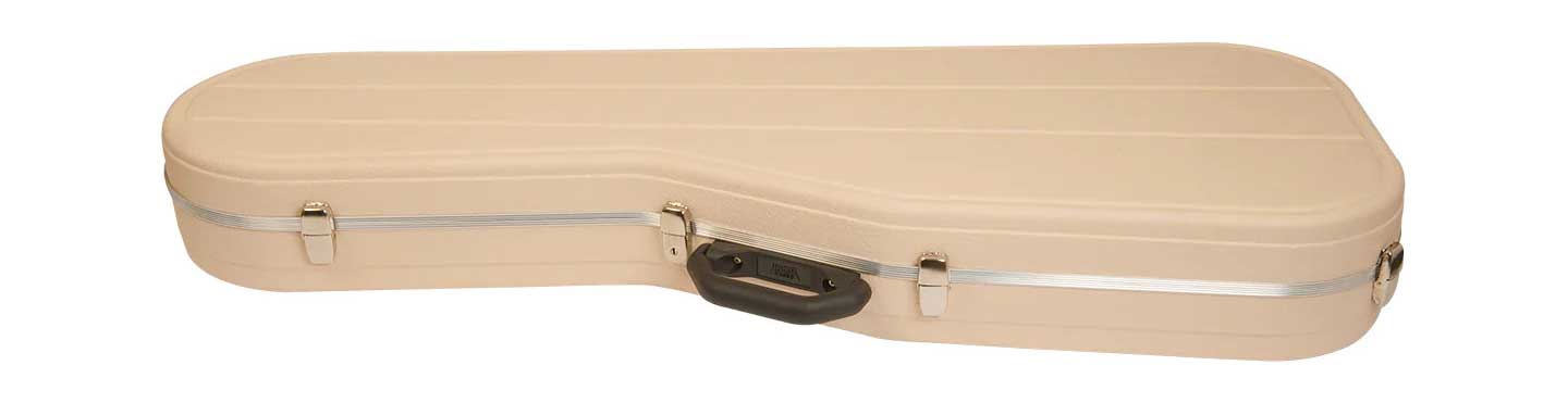 Hiscox PRS Cutaway Style Electric Guitar Case Ivory/Silver guitarguitar