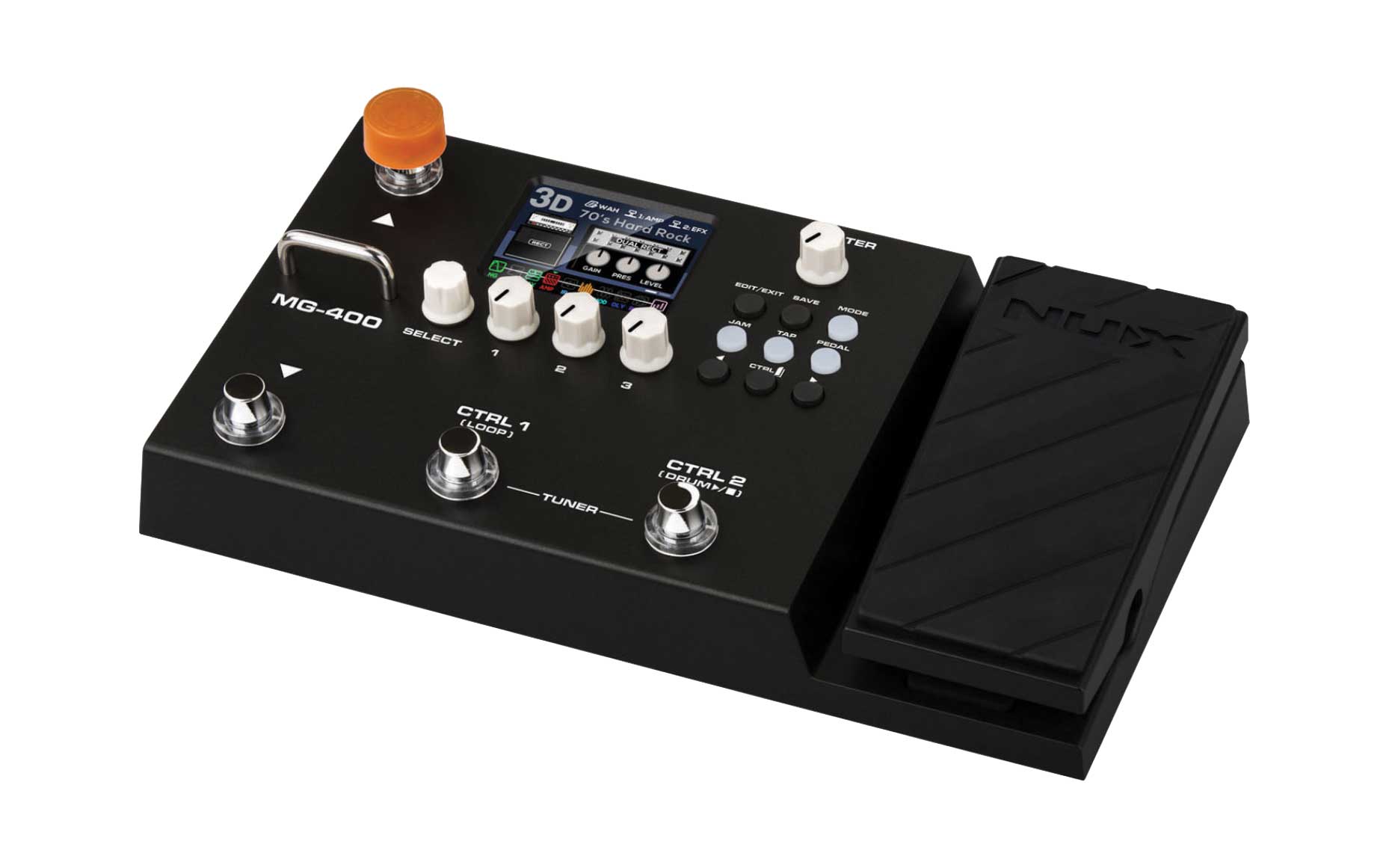 NUX MG-400 Guitar Amp Modeller and Multi Effects Processor Pedal